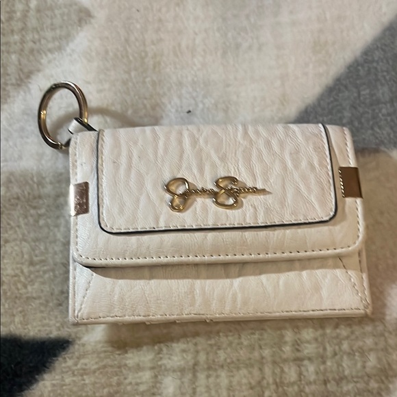 Elegant Cream Wallet with Gold Accents All wallets $5 2for$8 - Picture 1 of 4
